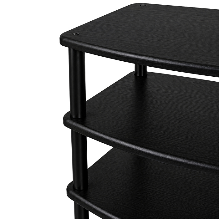 KOZMOS KS-AR001 Tekerlek Opsiyonlu Hi-Fi Rack Stand Siyah